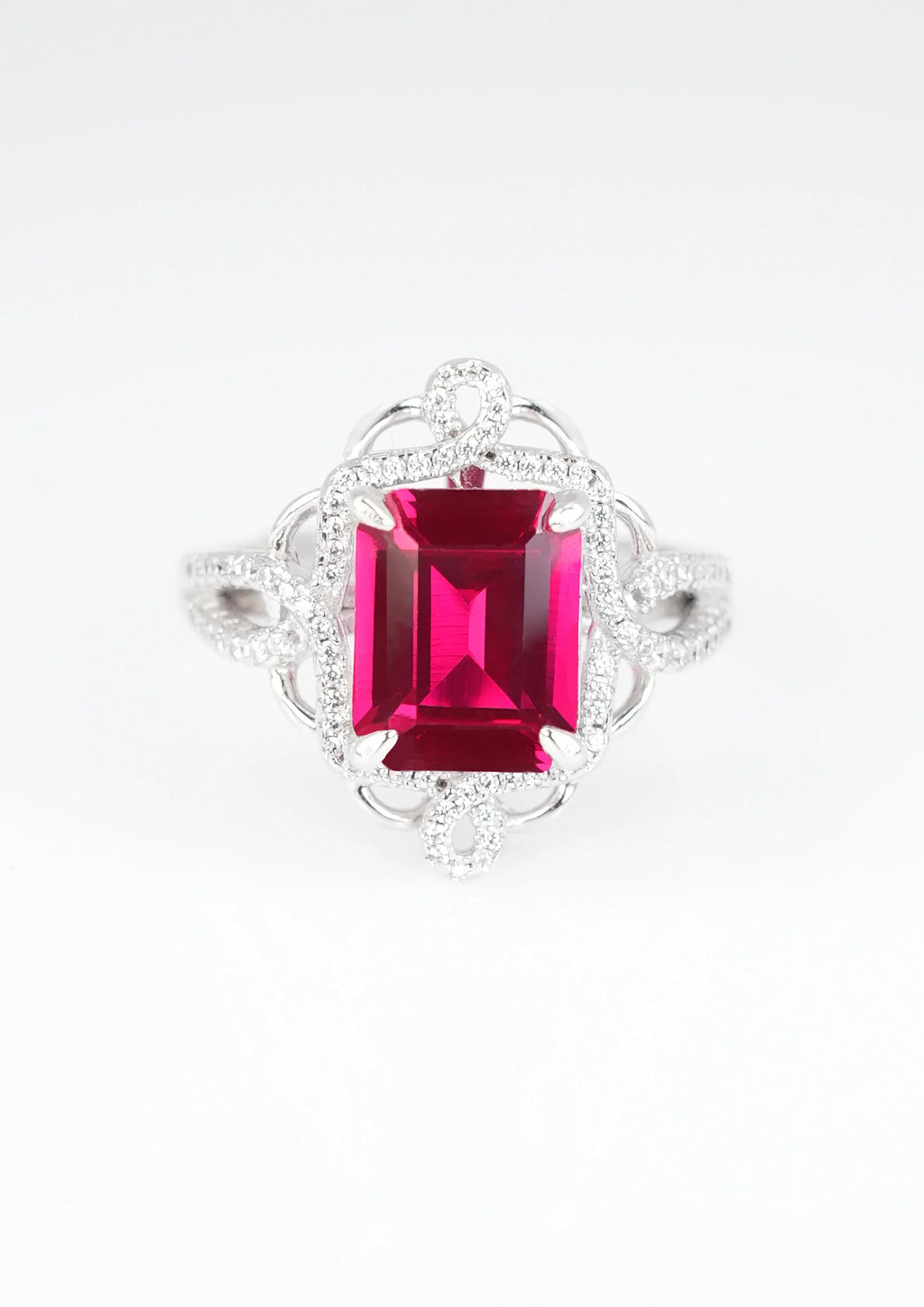 Exquisite Ruby Ring - Scarlet Serenade
