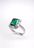 Exquisite Emerald Ring - Emerald Shadow Fairy Ring