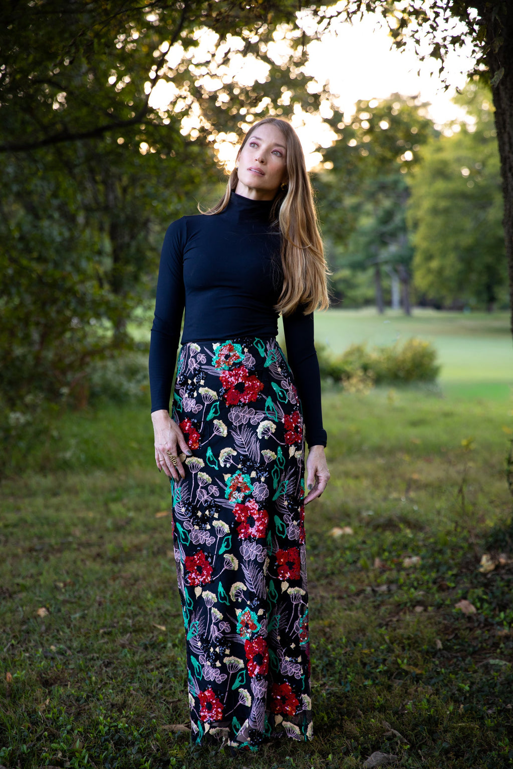 THE JC SEQUIN SKIRT