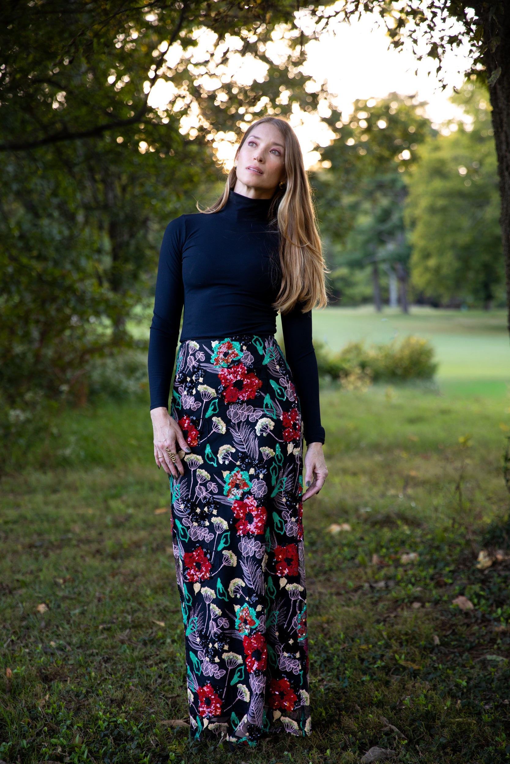 THE JC SEQUIN SKIRT