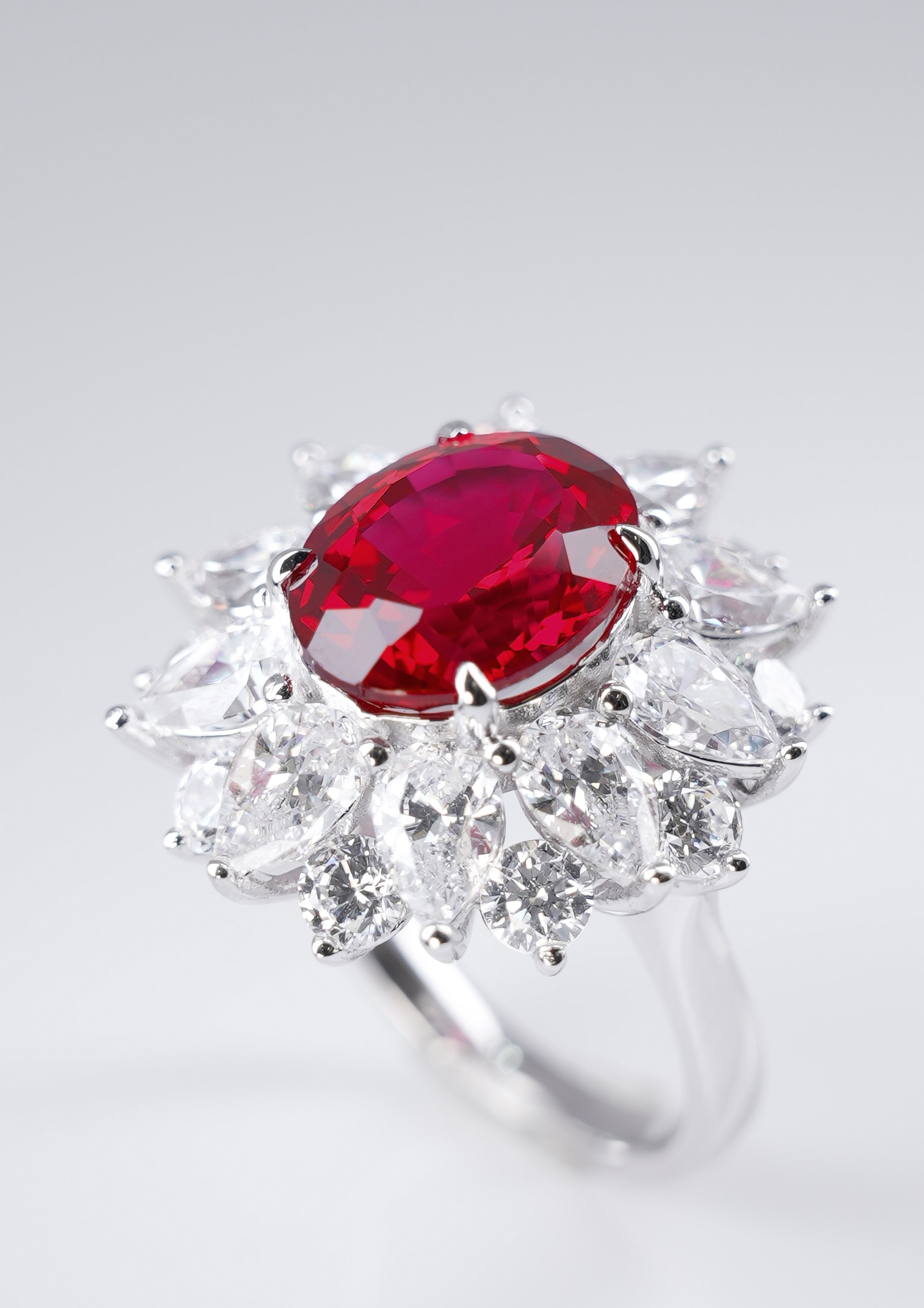 Luxurious Ruby Ring - Crimson Treasure