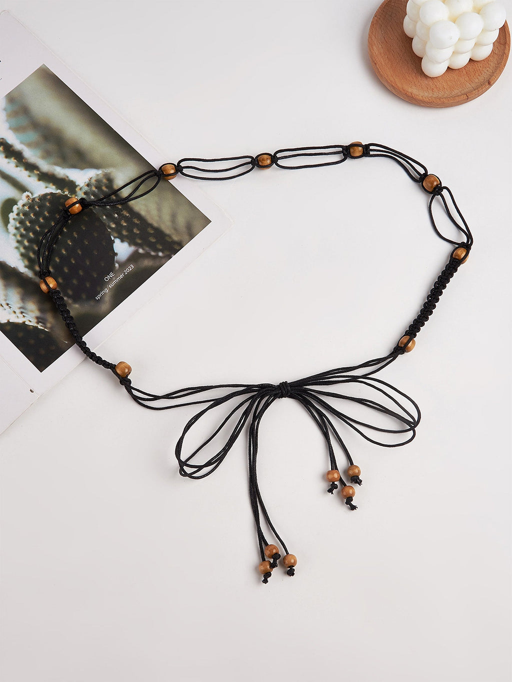 Cotton-Linen Knotted Belt