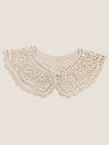 Cotton Retro Crocheted Decorative Shawl Collar