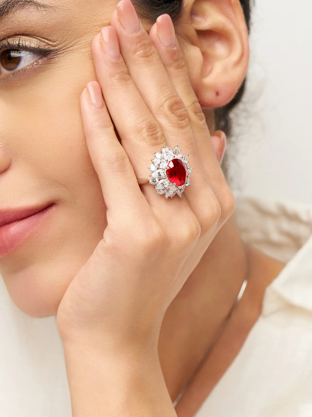 Luxurious Ruby Ring - Crimson Treasure