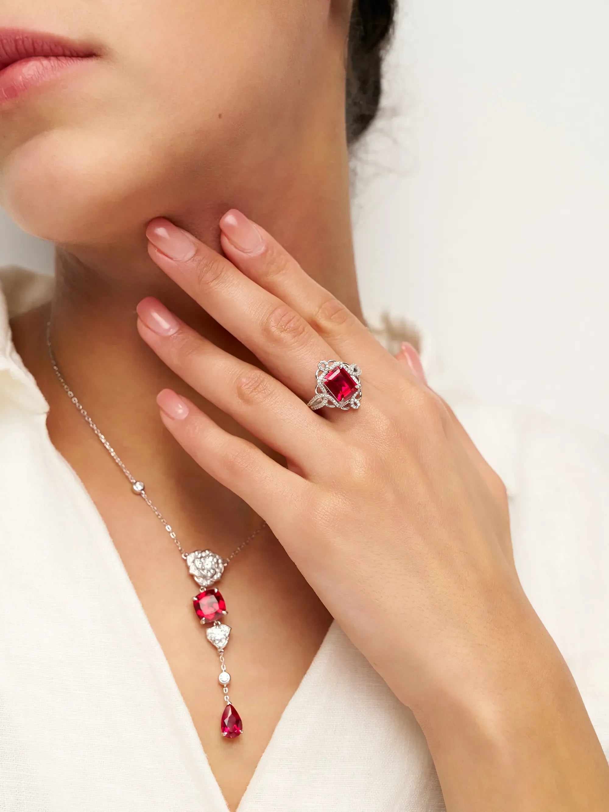 Exquisite Ruby Ring - Scarlet Serenade