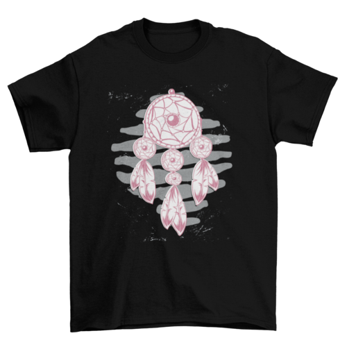 Dream catcher feathers t-shirt design
