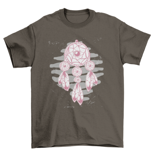 Dream catcher feathers t-shirt design