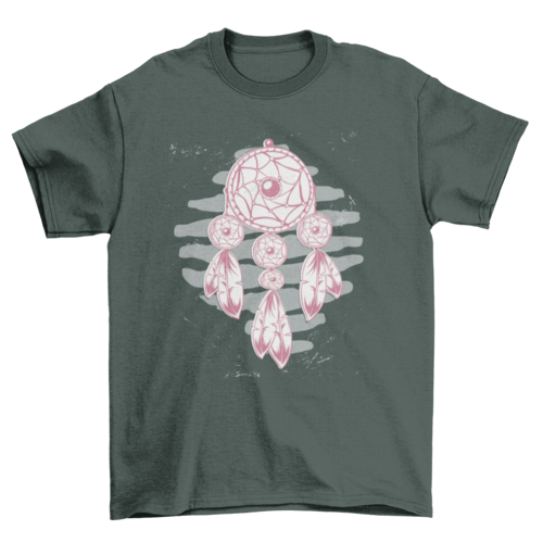Dream catcher feathers t-shirt design