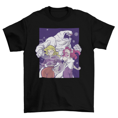 Snow monster t-shirt