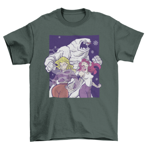 Snow monster t-shirt