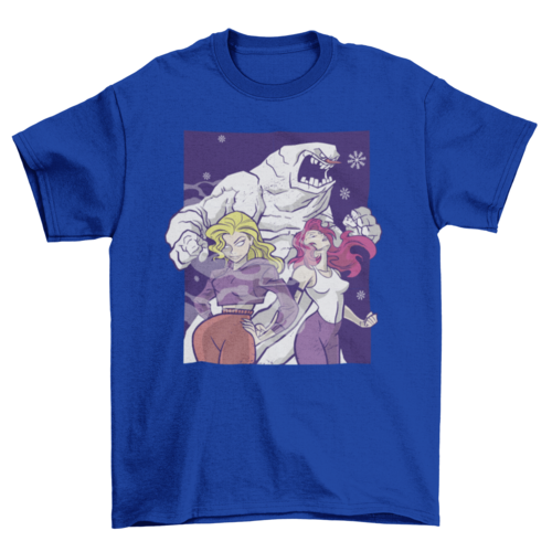 Snow monster t-shirt