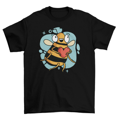 Bee heart t-shirt