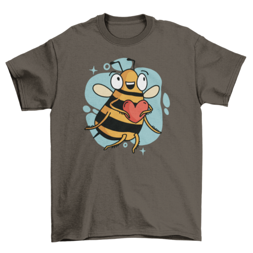Bee heart t-shirt