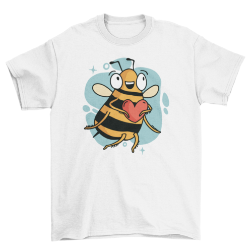 Bee heart t-shirt