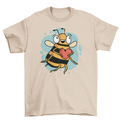 Bee heart t-shirt