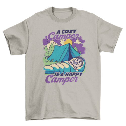 Cozy camper t-shirt