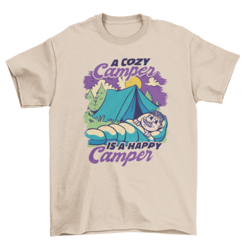 Cozy camper t-shirt